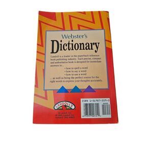 Webster's dictionary new revised & expanded edition